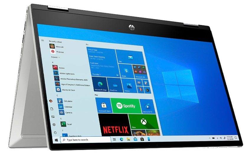 Notebook HP Pavilion X360 14-DW1010WN i5-1135G7 14" W11 8/256GB SSD - Silver